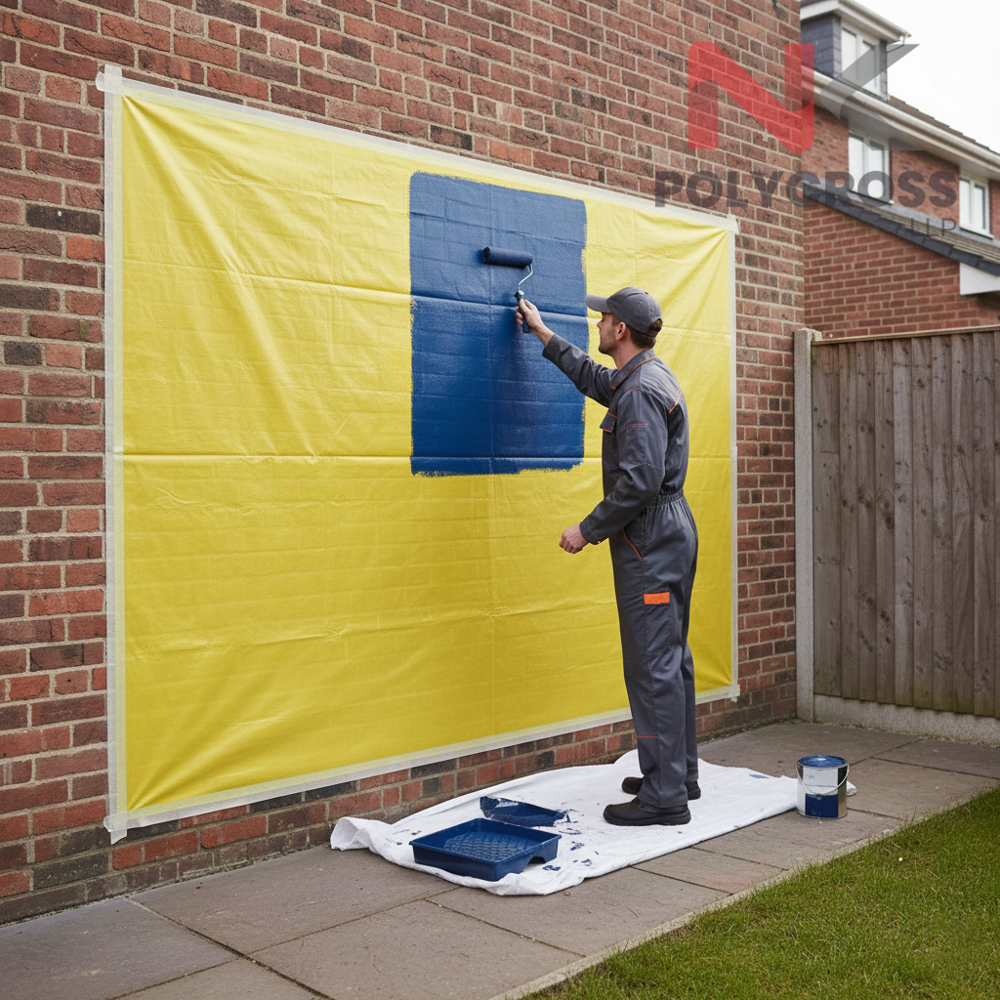 Wall Painting Mask Sheet - Color: Blue