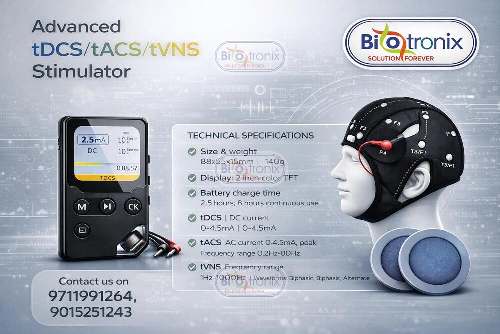 Integrated Multi Protocol Neuro Stimulation And Therapy Machine - Age Group: Elders