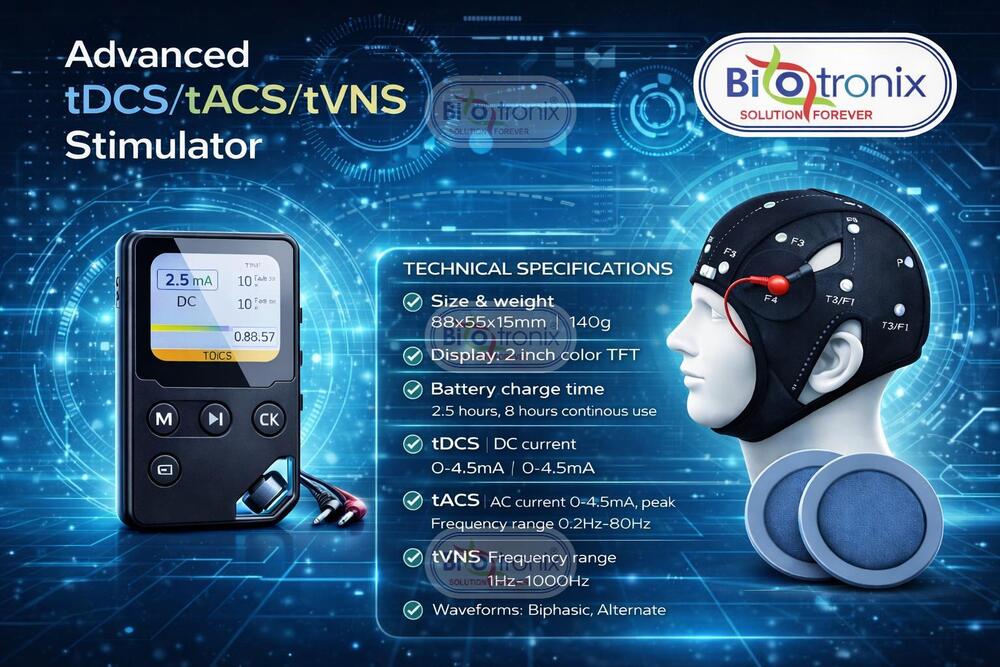 Integrated Multi Protocol Neuro Stimulation And Therapy Machine - Age Group: Elders