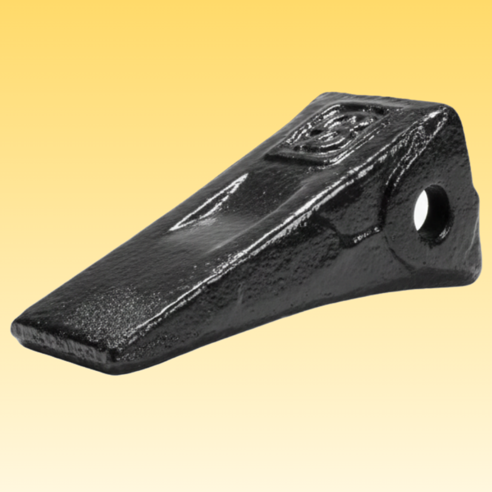 Zaxis Ex 60 Bucket Tooth Points - Color: Black