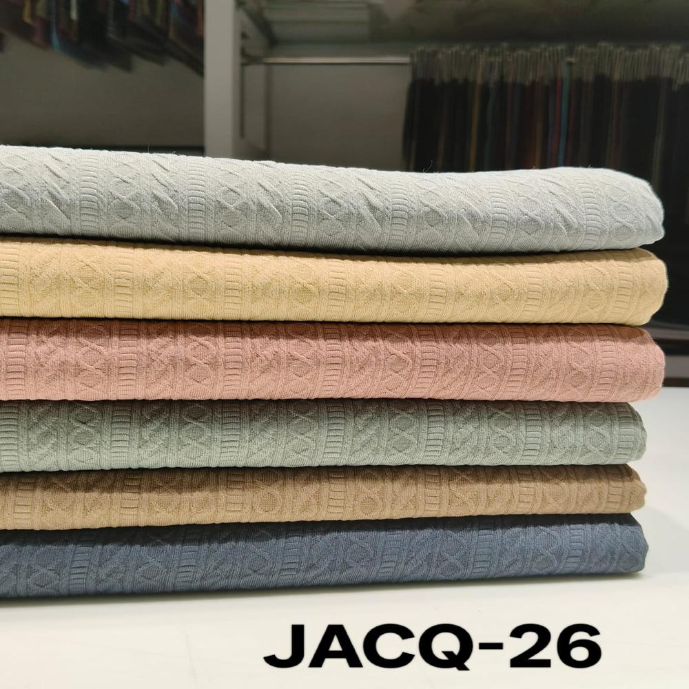 Jacquard Sweater Knit Fabric, 240 GSM