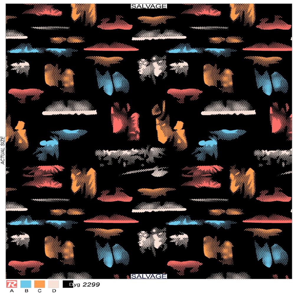 Malai Lycra Printed Fabric