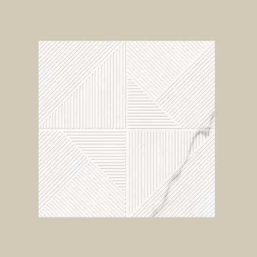 60x120cm Snowy White Fractal Ceramic Tiles