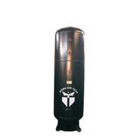 Air Receiver Tank - Mild Steel, 2000l, Vertical 11ft Height, 10 Bar, Epoxy Painted, Leg Mounted