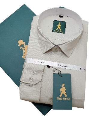 Light pistachio mens formal shirts