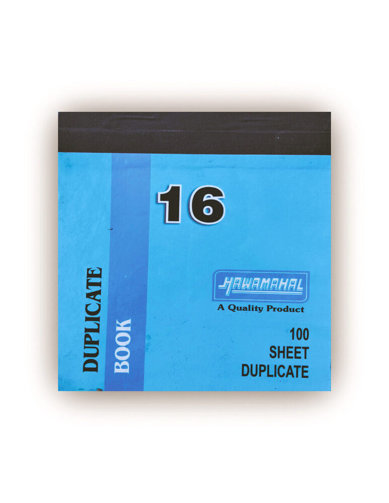 Yuvraj Duplicate Book No. 16, 12, 8, and 6