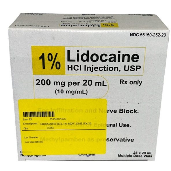Premium Quality Lidocaine Hydrochloride Injection 1% 20mg in 2ml Fast Delivery