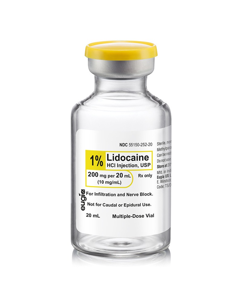 Wholesale Lidocaine Hydrochloride Injection 1% 20mg in 2ml Premium Quality