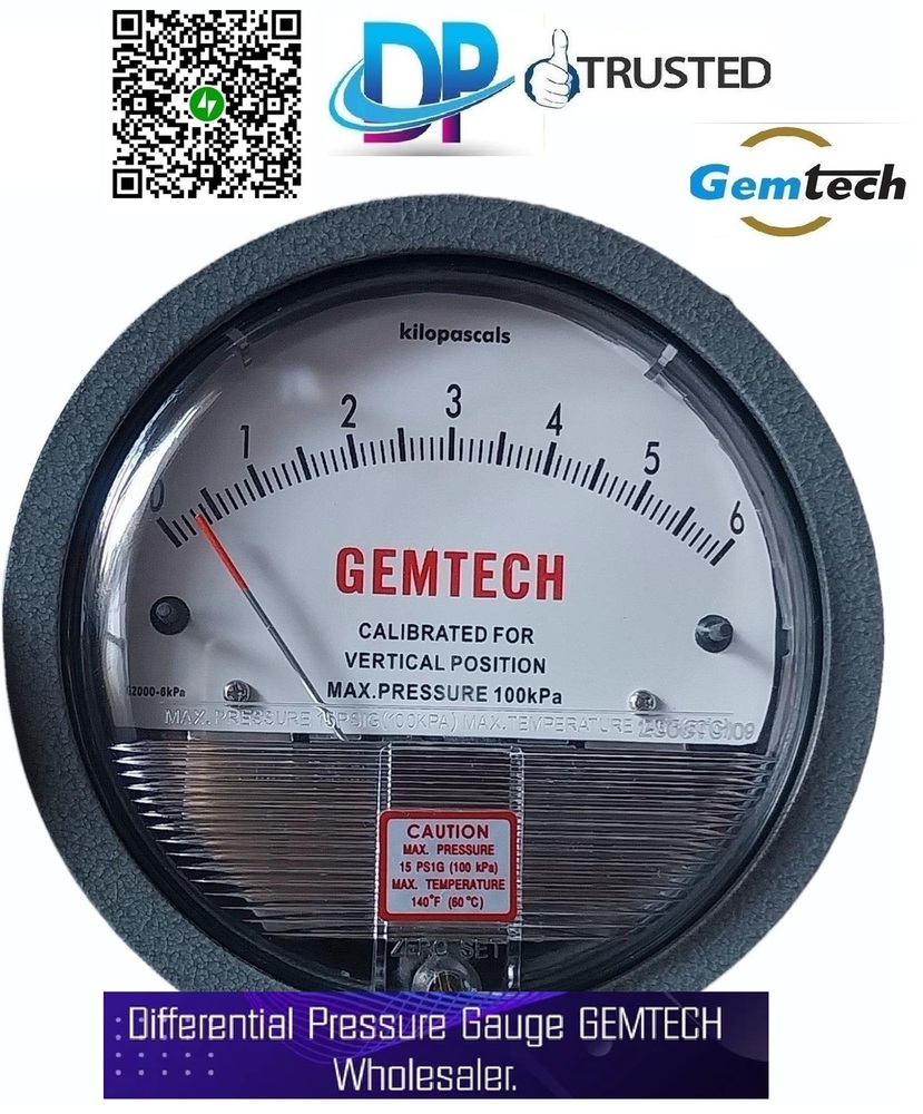 GEMTECH - DIFFERENTIAL PRESSURE GAUGE Contact Talegaon Industrial Area Maharashtra