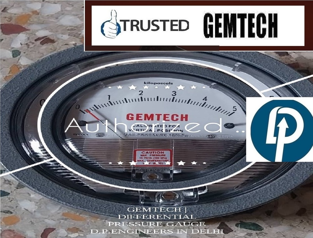 GEMTECH - DIFFERENTIAL PRESSURE GAUGE | Ghatkopar Industrial Estate Maharashtra