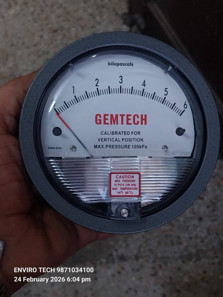 GEMTECH Differential Pressure Gauge Distributor Form Gadag Karnataka