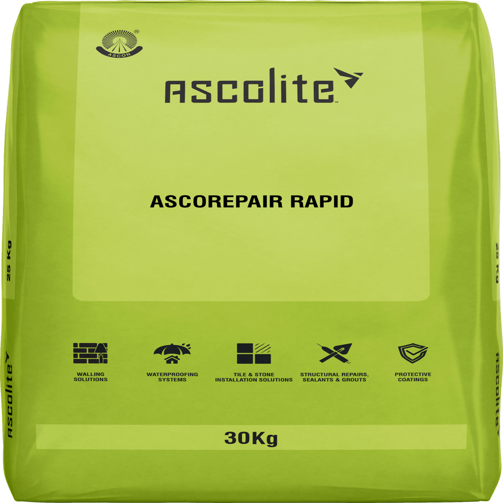 Ascorepair Rapid - Application: Repair Of Damaged Concrete Surfaces