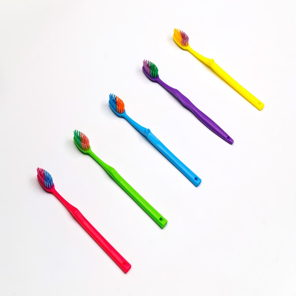 12 + 2pc Tooth Brush - Bristle Color: Different Colour