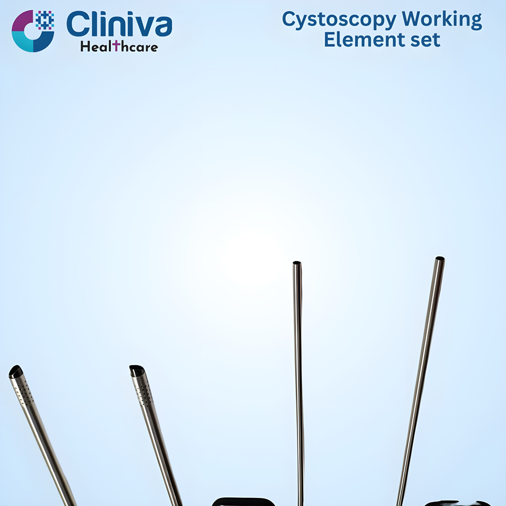 Cystoscopy Working Element set Bipolar Passive Double Stem Storz compatible