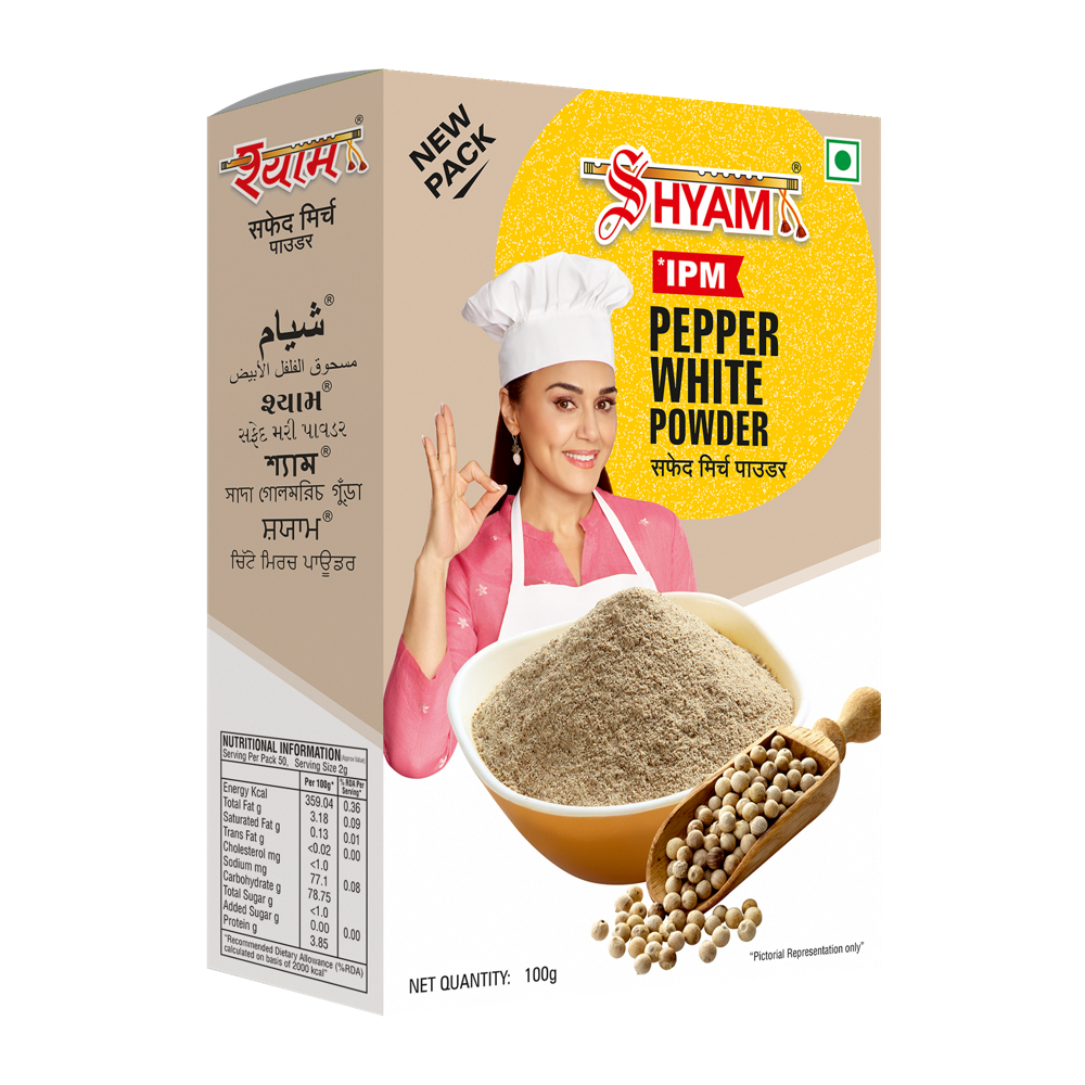 Shyam Ipm Pepper White Powder - Flavor: Characteristic Peppery Flavor