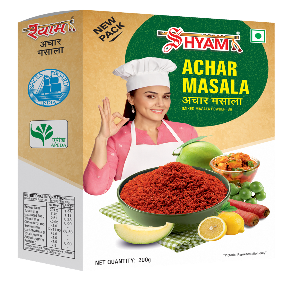 Shyam Achar Masala - Color: Brownish Red