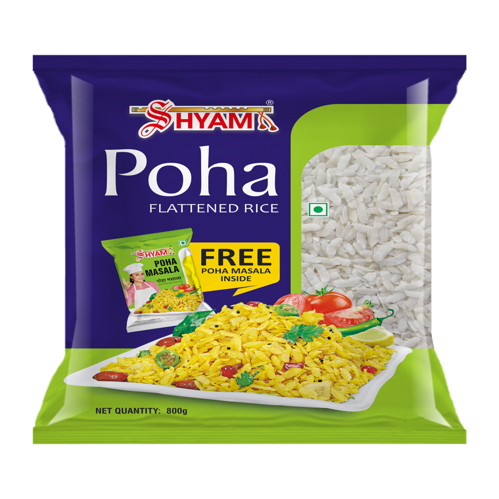 Shyam Poha (with Masala) - Color: White
