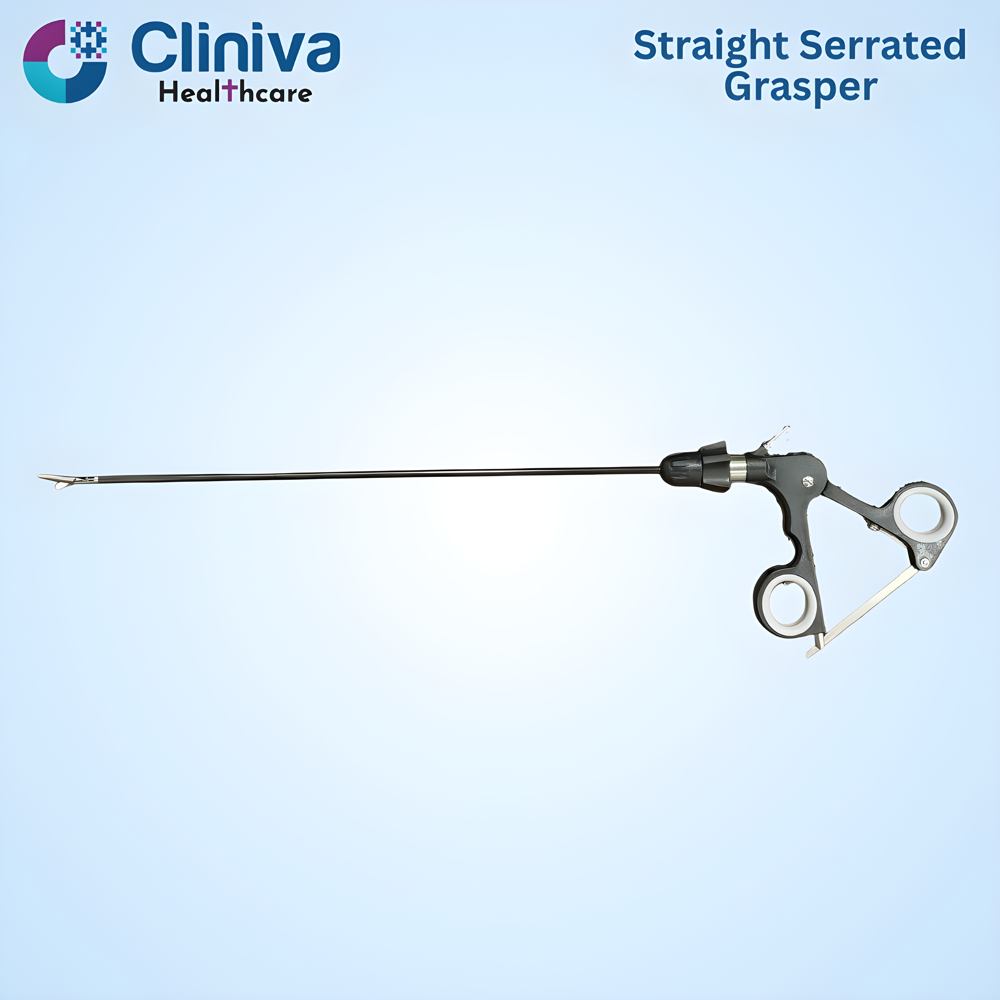 Laparoscopic Straight Serrated Grasper - Application: Hospital