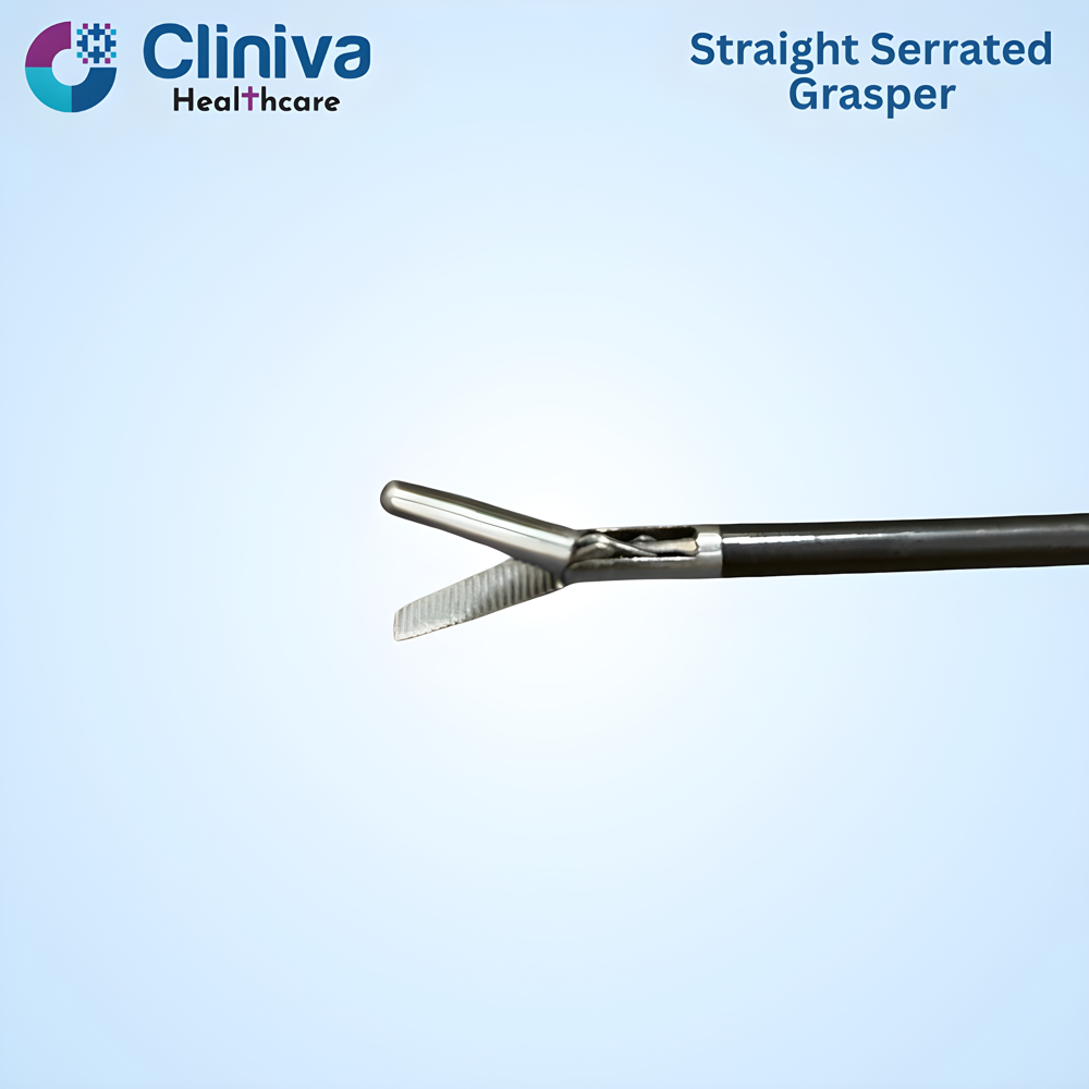 Laparoscopic Straight Serrated Grasper - Application: Hospital