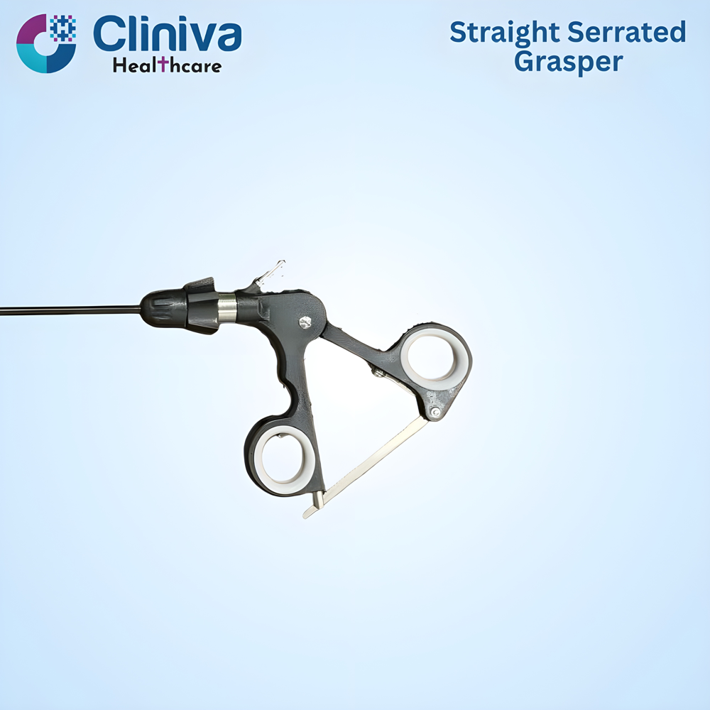 Laparoscopic Straight Serrated Grasper - Application: Hospital