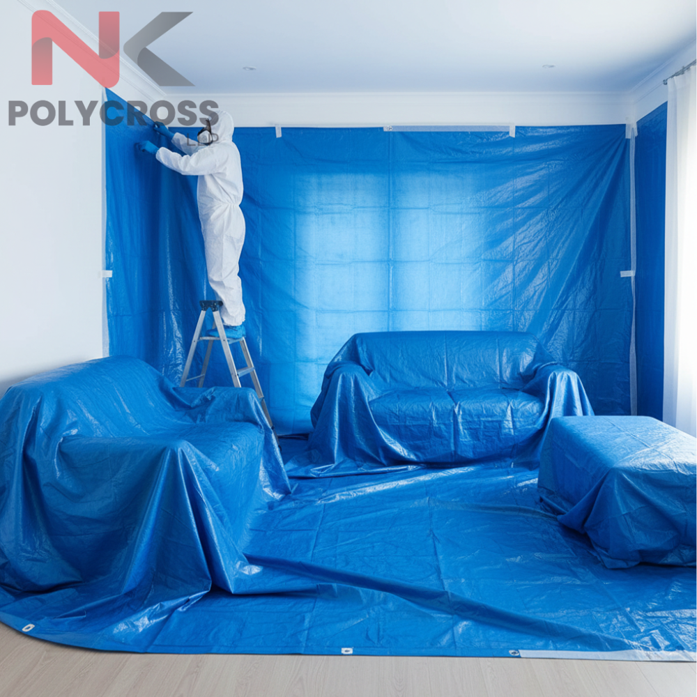 Termite Fumigation Sheet - Color: Blue