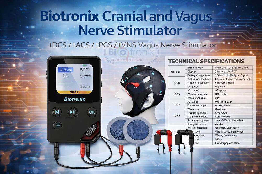 Smart Brain And Vagus Stimulation Therapy Machine