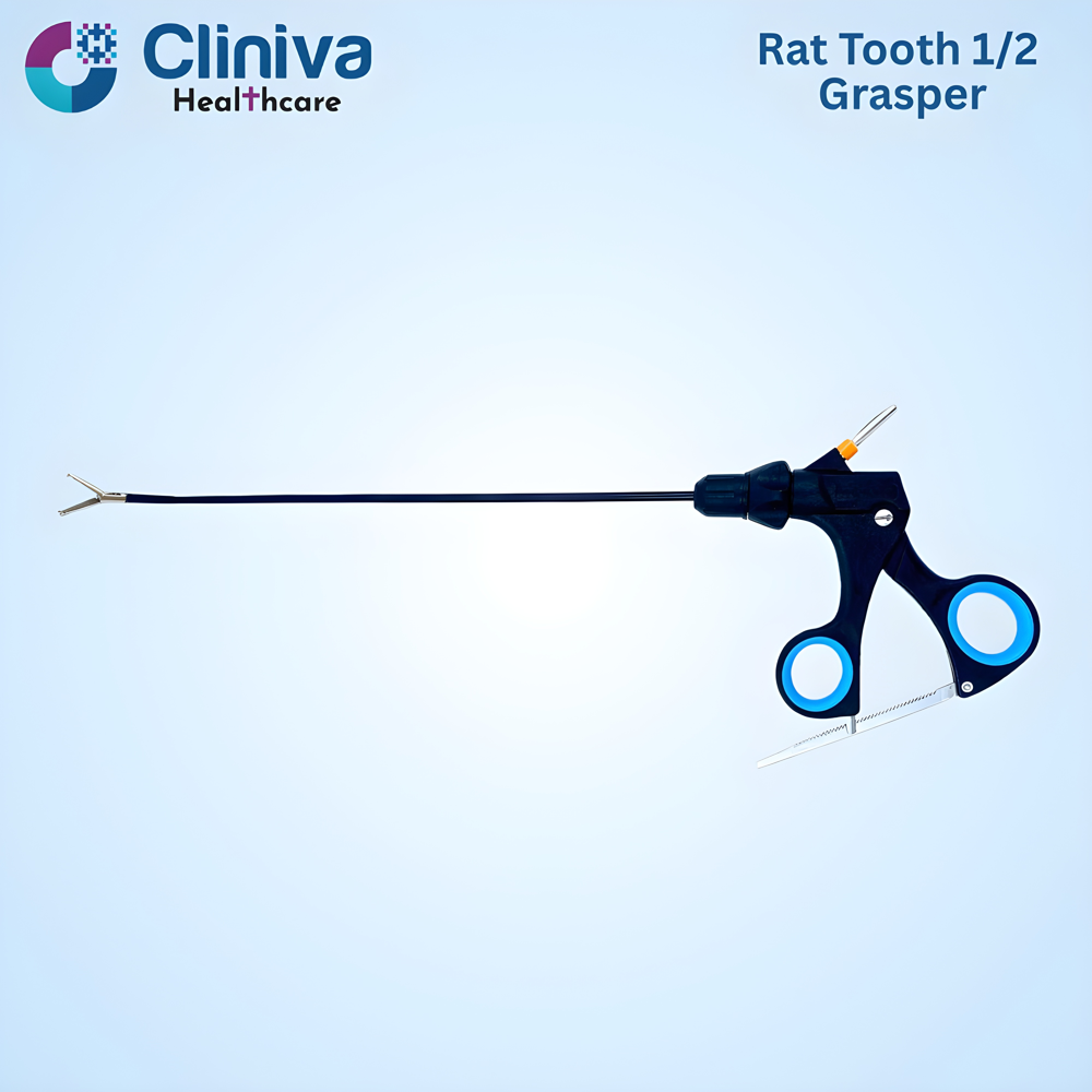 Laparoscopic Rat Tooth 1/2 Grasper