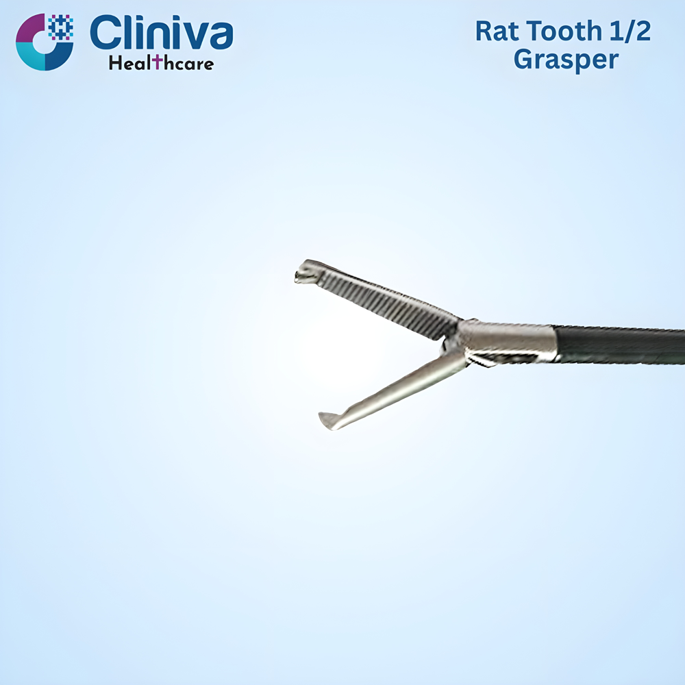 Laparoscopic Rat Tooth 1/2 Grasper