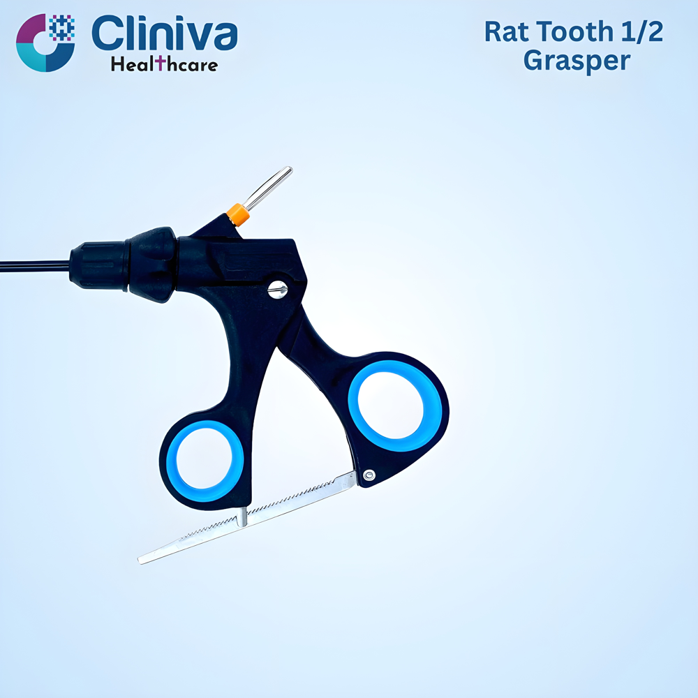 Laparoscopic Rat Tooth 1/2 Grasper