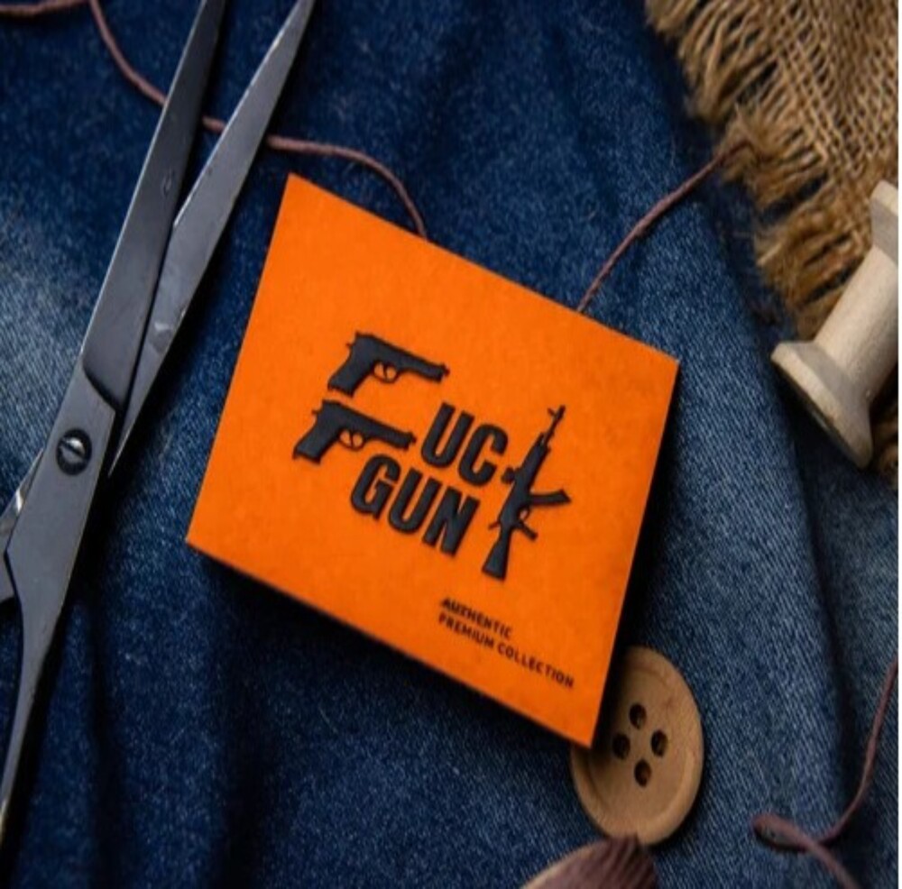 3X2 Inch Denim Jeans Pu Label