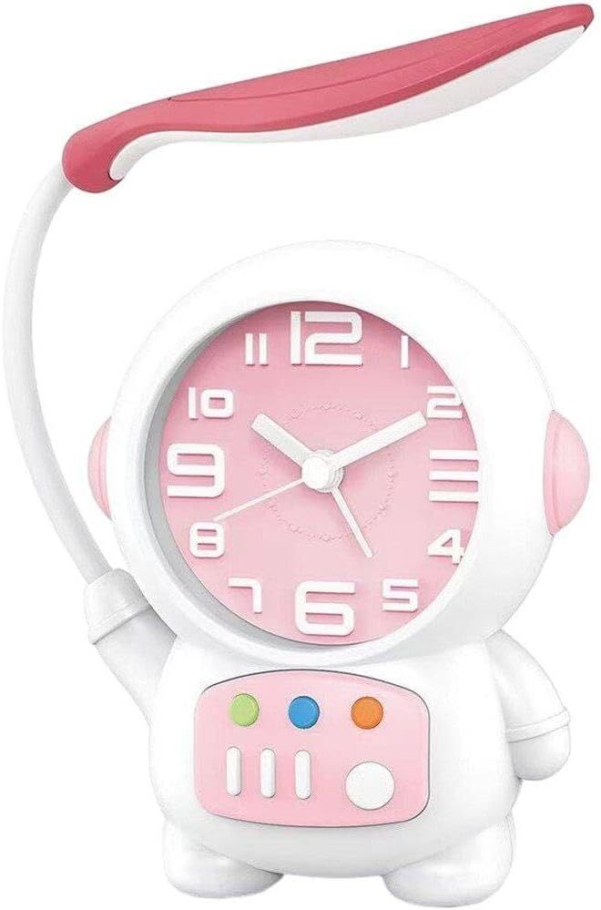 Astronaut Desk Lamp Alarm Clock for Children