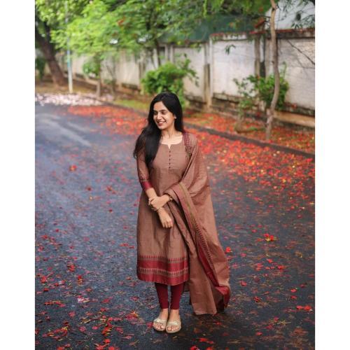 COTTON 3 PIECE KURTI SET