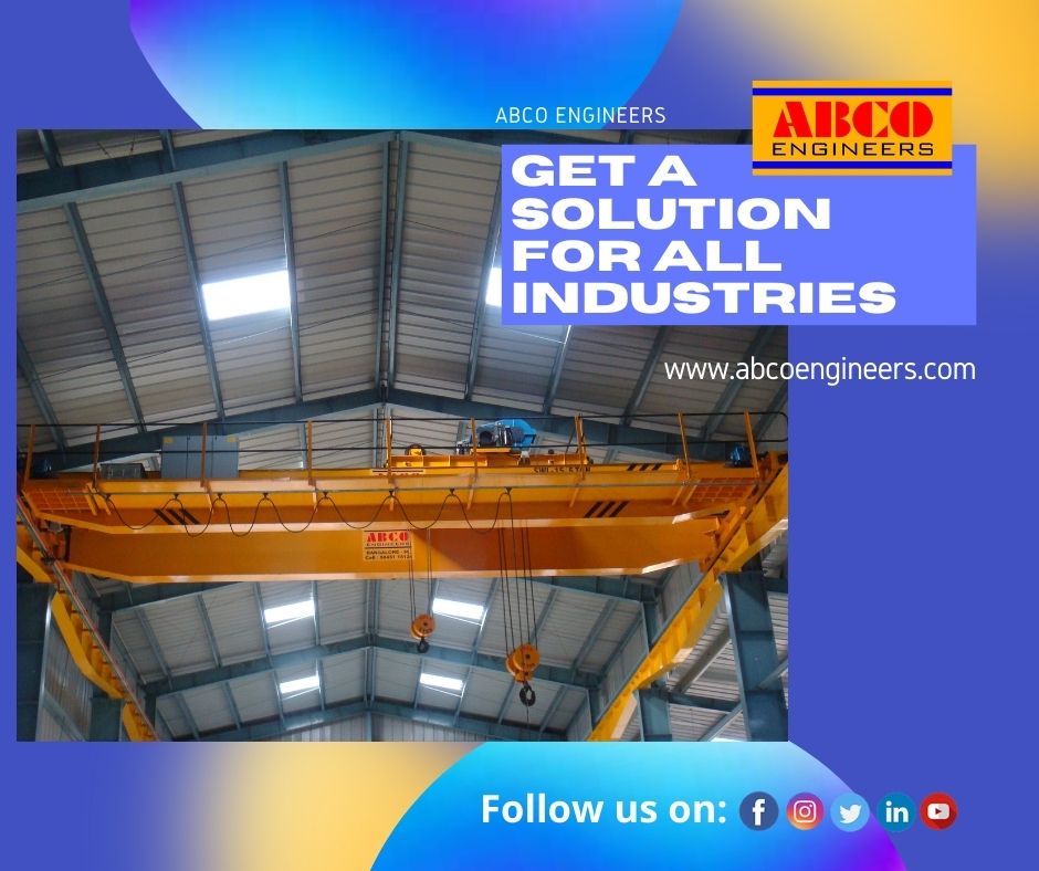 Double-girder Eot Cranes - Color: Yellow