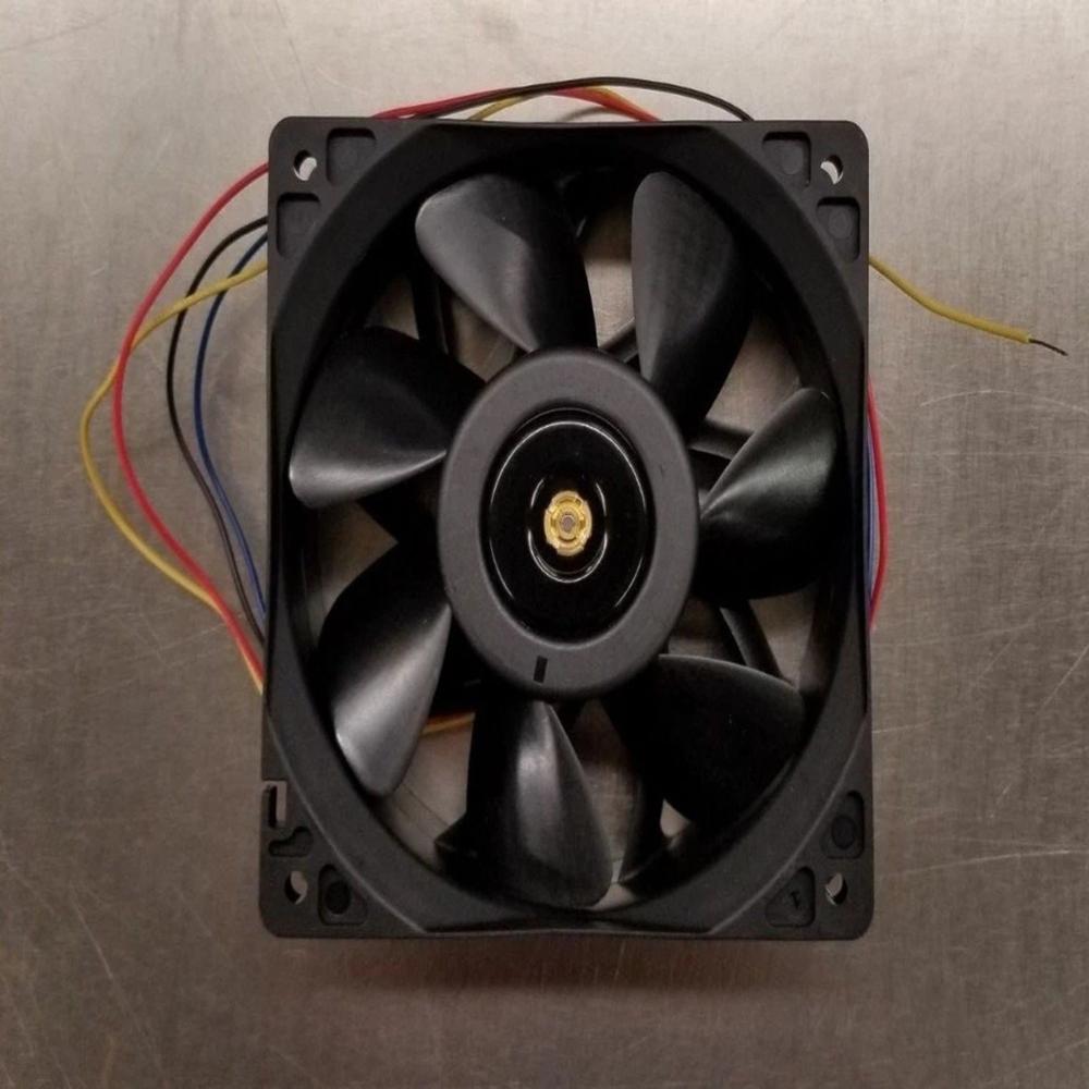 DELTA QFR1224GHE 24V DC 1.41A 33.84W 12038mm 4-Wire Industrial Inverter Axial Cooling Fan
