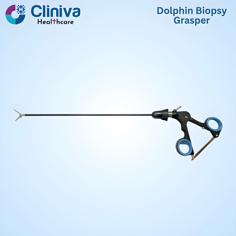 Atraumatic Laparoscopic Dolphin Biopsy Grasper