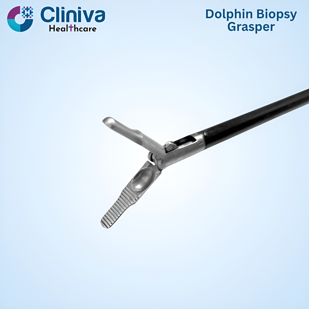 Atraumatic Laparoscopic Dolphin Biopsy Grasper