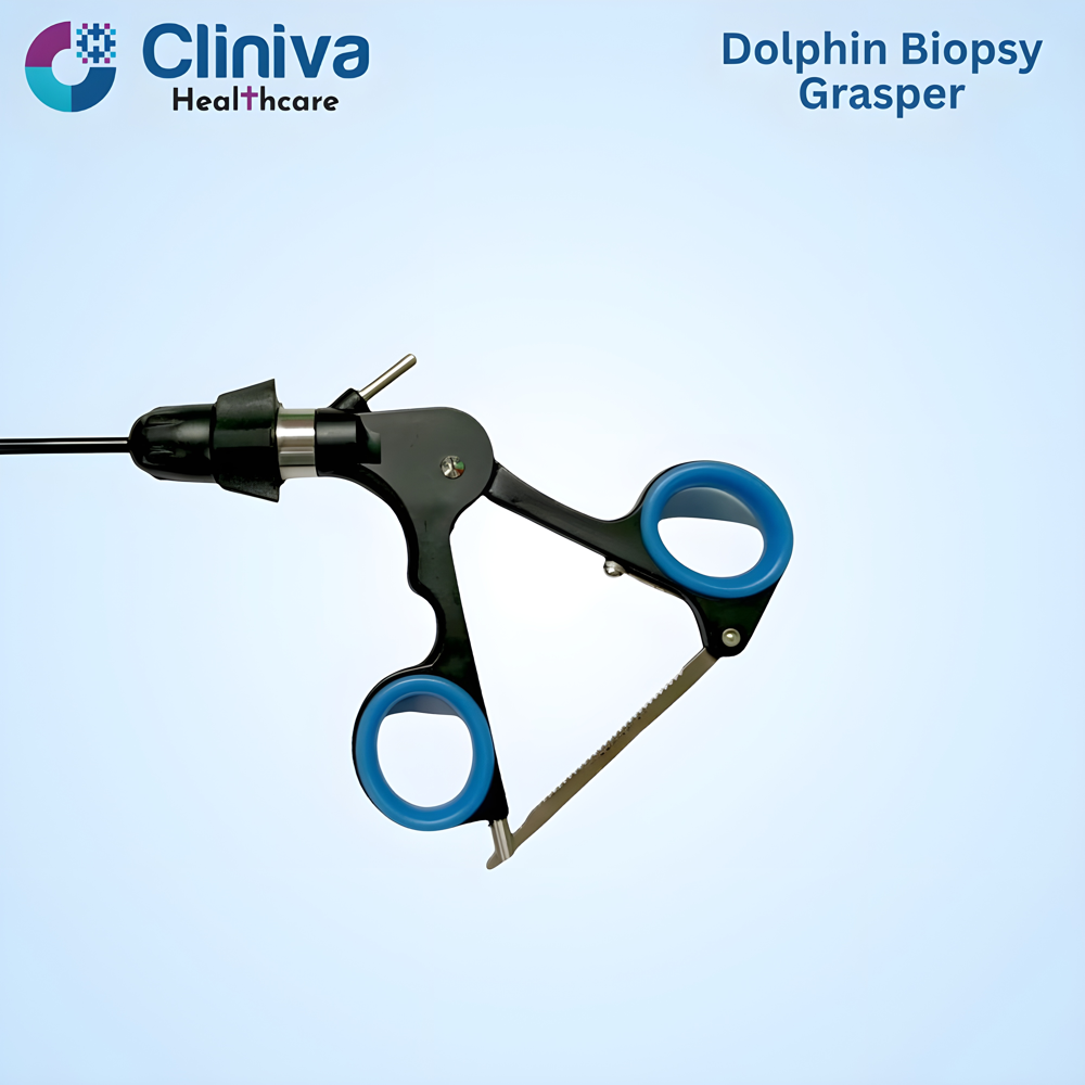 Atraumatic Laparoscopic Dolphin Biopsy Grasper