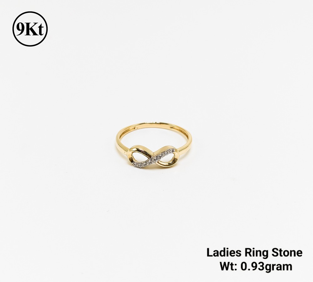 9KT Gold Ladies Ring Stone