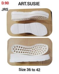 D-90 Susie 36 To 42 Size Mens Pu Sole - Color: White