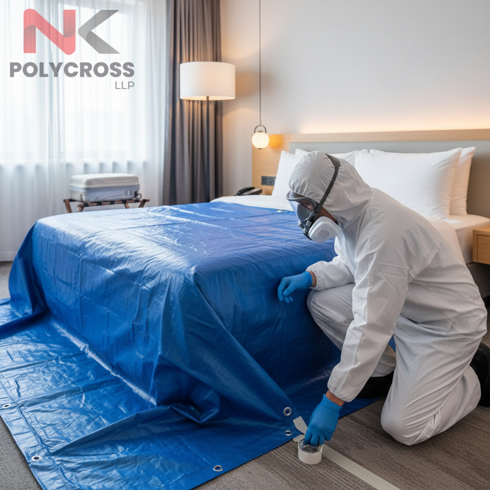 Bed Bug Treatment Sheet - Application: Warehouse Pallet Storage  Export & Shipping Containers  Fmcg & Food Product Shipment  Pharmaceutical Packaging  Textile & Garment Export  Industrial Goods Transport