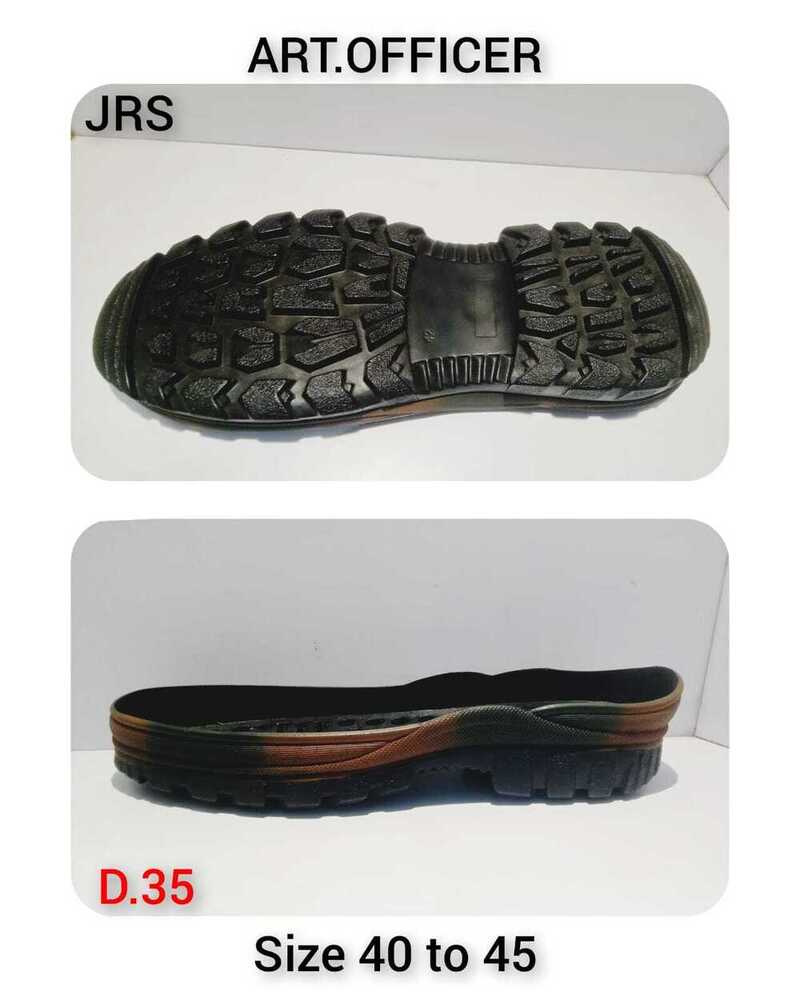 D-35 Officer 40 To 45 Size PU Ssafety Shoe Sole