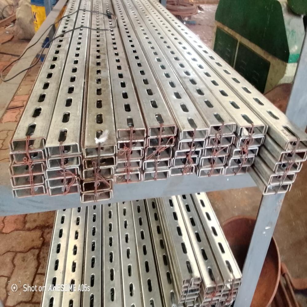 Galvanized Iron Gi Slotted 'C' Patti  For Industrial