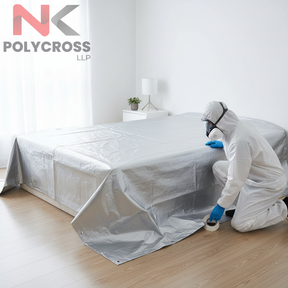 Bed Bug Treatment Sheet - Application: Warehouse Pallet Storage  Export & Shipping Containers  Fmcg & Food Product Shipment  Pharmaceutical Packaging  Textile & Garment Export  Industrial Goods Transport