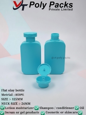 Flat olay bottle