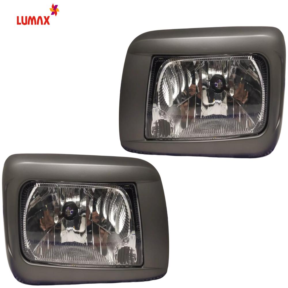 Lumax Headlight Assembly With Adjustable Motor For Maruti Suzuki Van 2000-2019