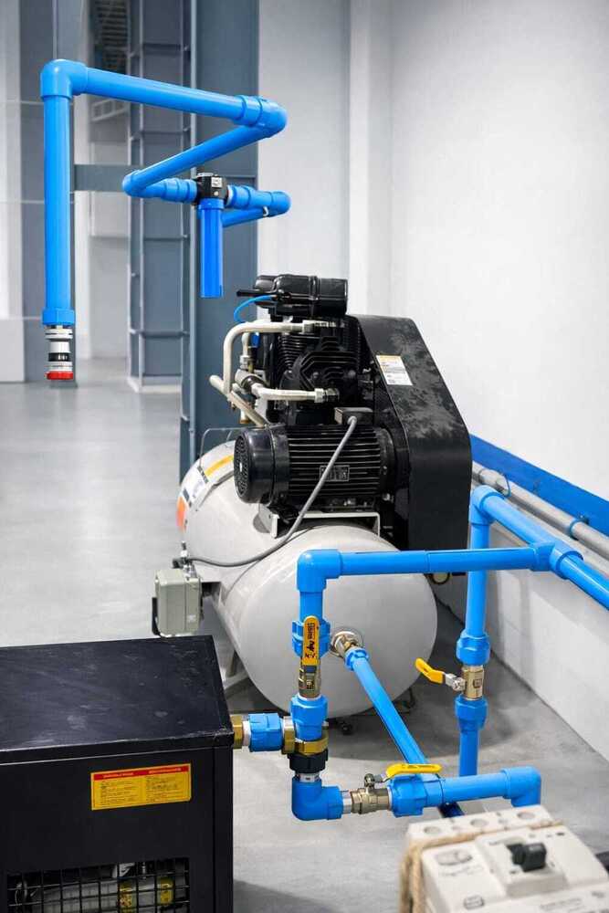 Compressed Air Pipe Line - Coating Type: Ptfe / Fep / Pfa (Optional)