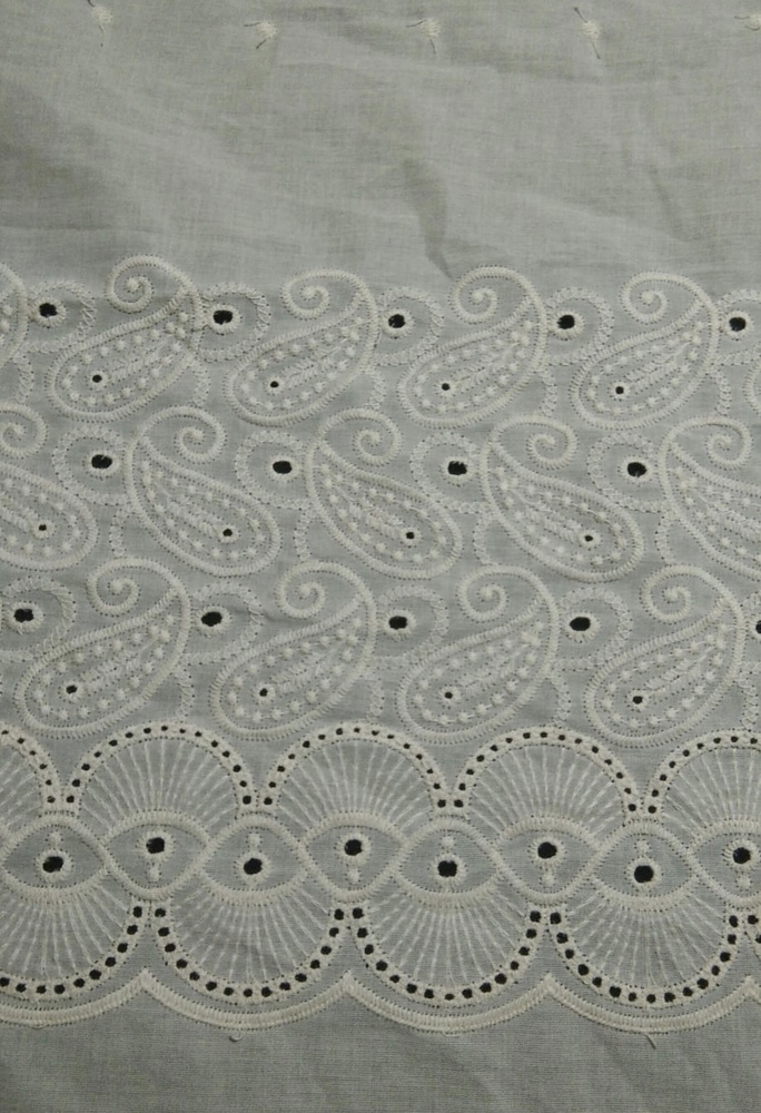 SCHIFFLI BORDERS EMBROIDERY