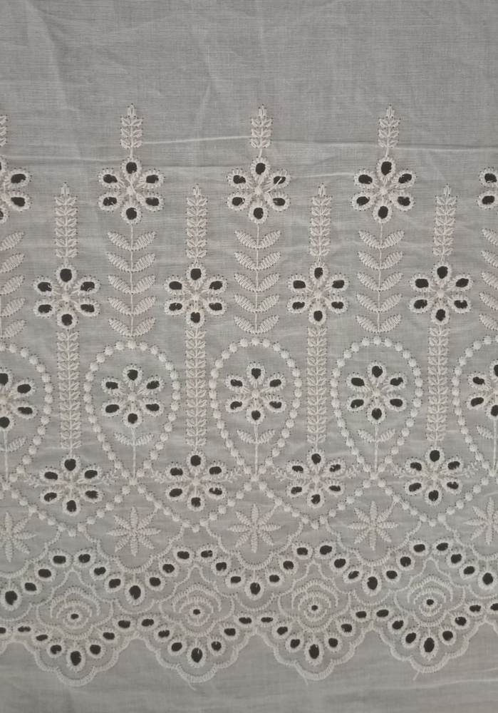 SCHIFFLI BORDERS EMBROIDERY