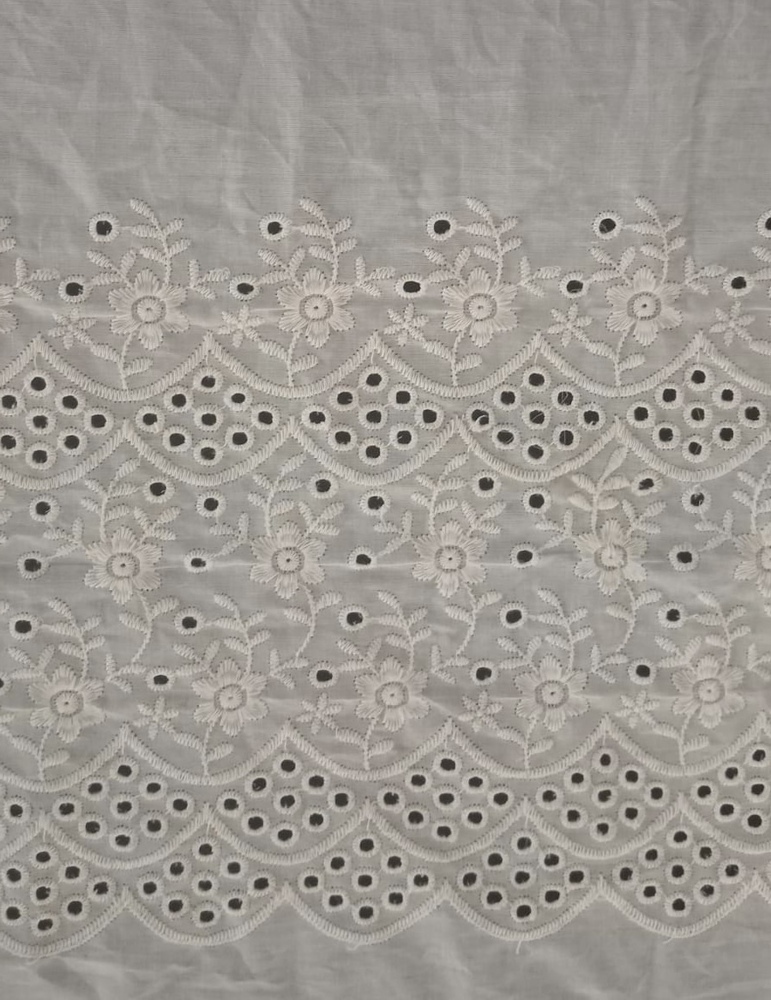 SCHIFFLI BORDERS EMBROIDERY