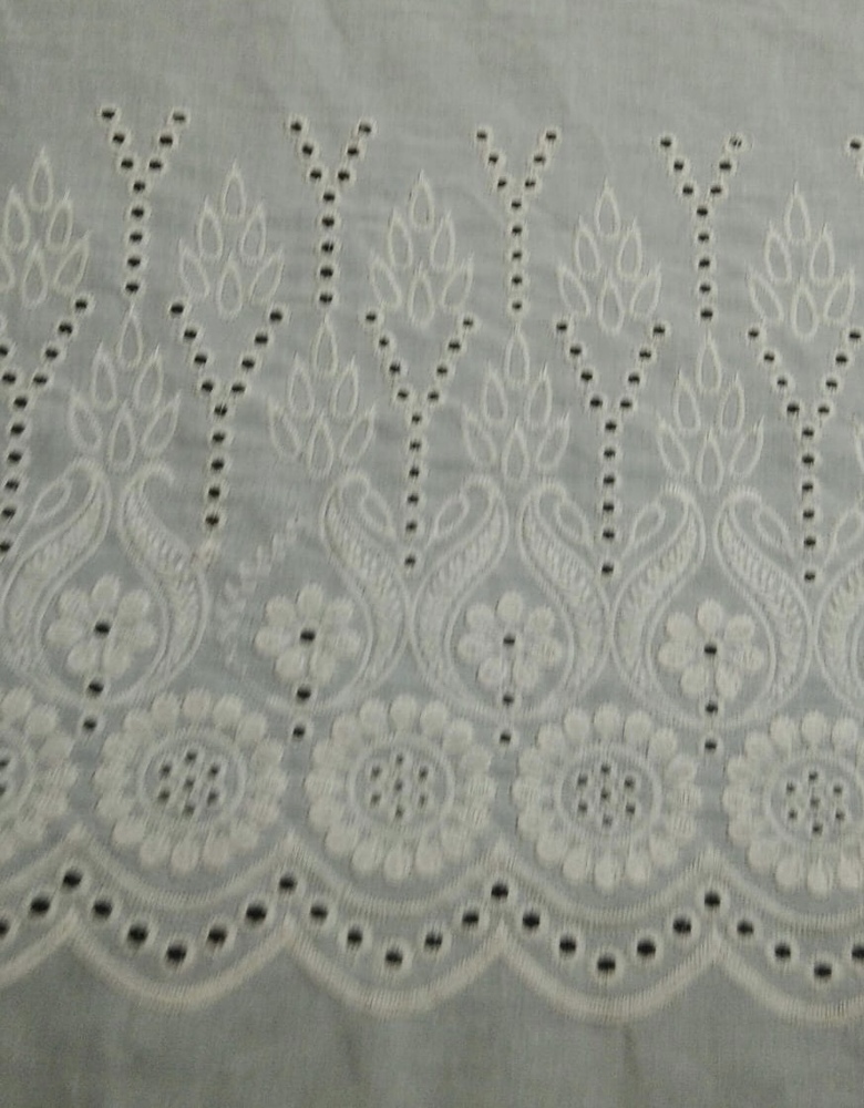 SCHIFFLI BORDERS EMBROIDERY